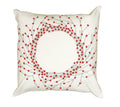 Rizzy Home T06165 Printed With Hand Beaded Applique Decorative Pillow, 18 By 18-Inch, Beige
