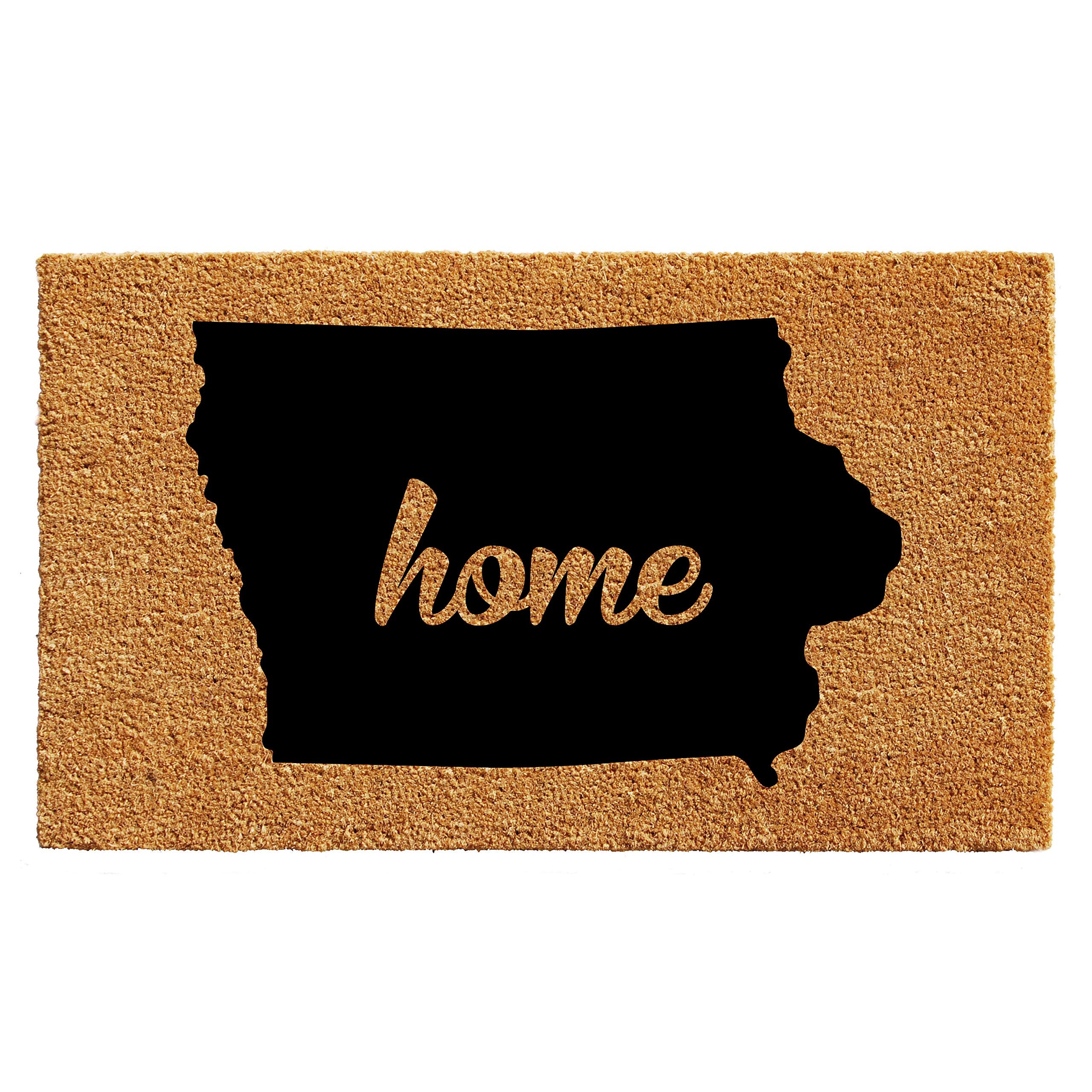 Calloway Mills 105232436 Iowa Doormat, 24' X 36', Natural/Black