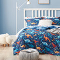 Umchord Kids Twin Bedding Comforter Set For Boys, 5 Pieces Soft Lightweight Dinosaur Bedding Twin Set With Sheets, Bed In A Bag,