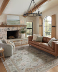 Loloi Magnolia Home by Joanna Gaines x Millie Sky/Gold 2-7 x 10-0 Runner Rug