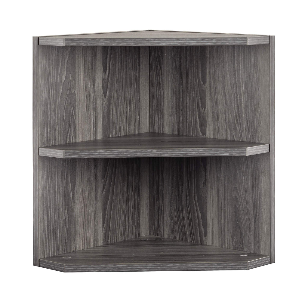 Mayline MNPOLGS Medina Shelved Corner Support for Use with 63" MNH63 and 72" MNH72 Hutch, (Qty. 1), Gray Steel Laminate