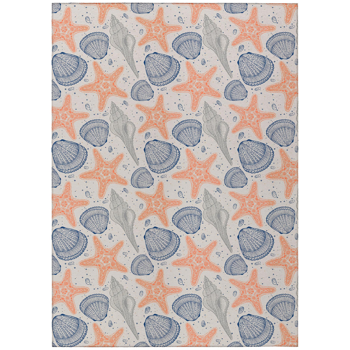 Addison Rugs Surfside Asr34 Peach 9' X 12' Indoor Outdoor Area Rug, Easy Clean, Machine Washable, Non Shedding, Bedroom, Living Room, Dining Room, Kitchen, Patio Rug