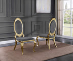 Best Quality Furniture Sc184 Dining Chairs, Gray