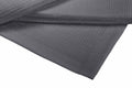 Crover Collection All Season Thermal Waffle Cotton King Blanket 108'X90' Dark Grey With Deep Plain Edge Border Durable And Sof