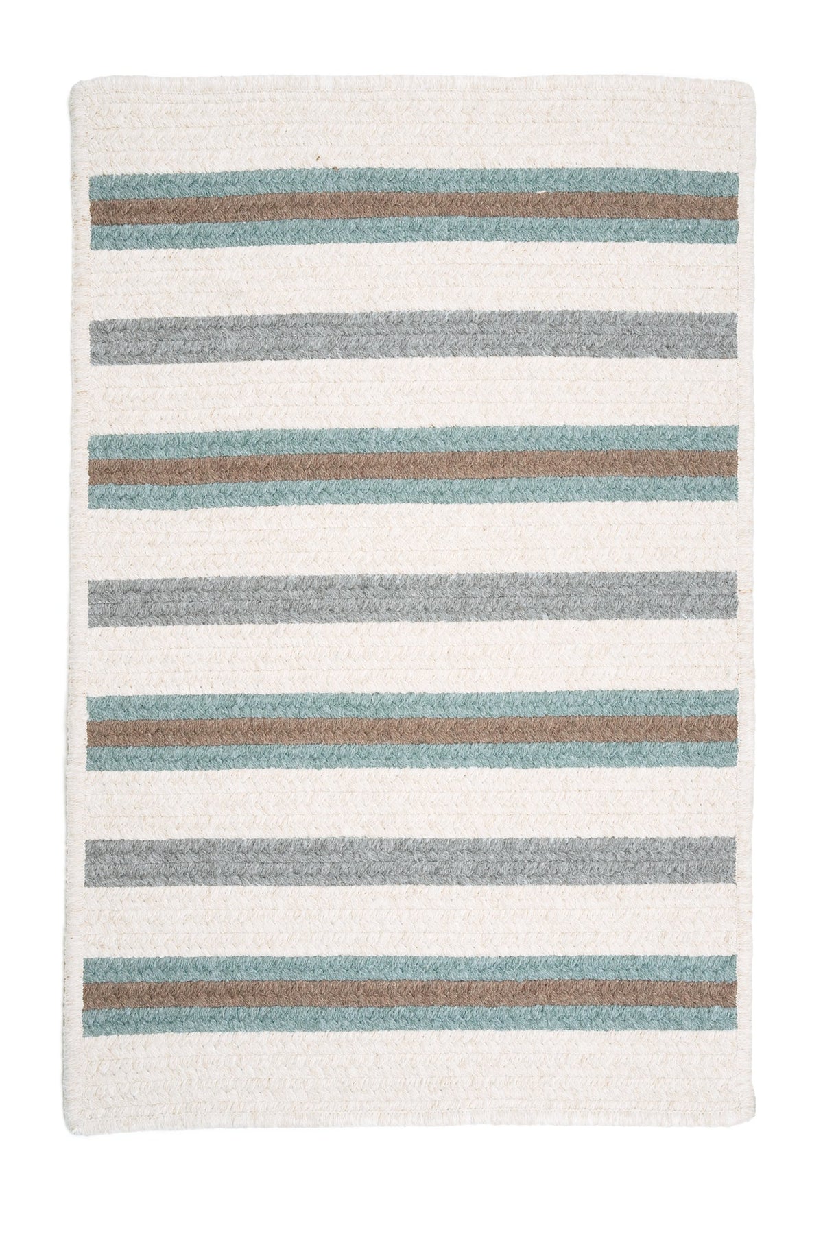 Allure Polypropylene Braided Square Rug, 10-Feet, Juniper