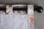 Maison D' Hermine 100% Cotton Curtain - 50''X108'' Charcoal Decorative Curtain - Aesthetic Curtains For Farmhouse, Kitchen & Bed