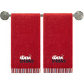 Avanti Linens  Hand Towels, Soft & Absorbent Ringspun Cotton with Patriotic Stars, Stripes & Fireworks Embroidery, Set of 2 (Al