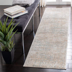 SAFAVIEH Adirondack Collection Runner Rug - 2'1'' x 8', Beige & Slate, Modern Abstract Design, Non-Shedding & Easy Care, Ideal f