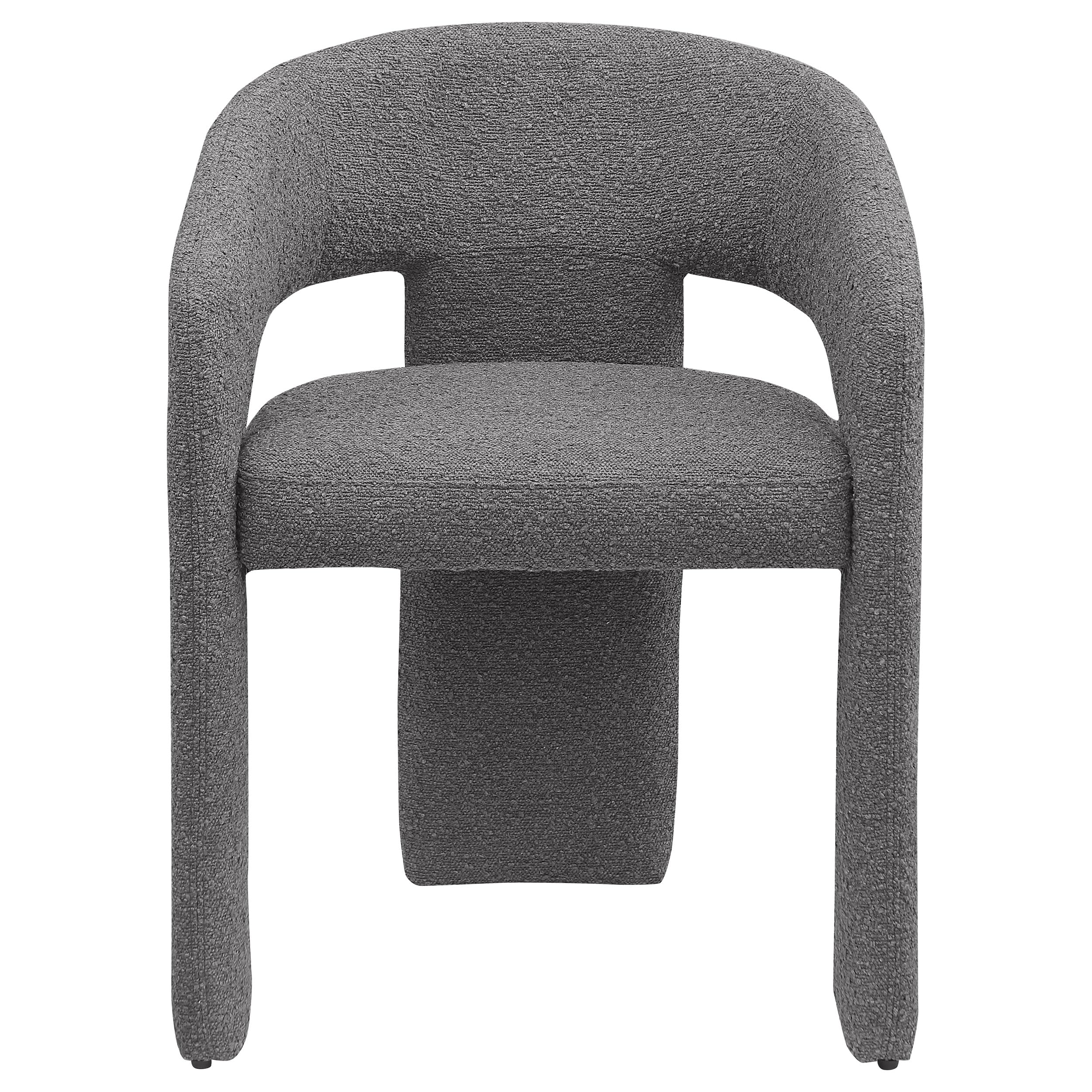 Coaster Home Furnishings Eudora Boucle Upholstered Dining Arm Chair Grey