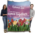 Pure Country Weavers Our Souls Will Dance Together Again Blanket - Personalized - Custom Sympathy Bereavement Gift Tapestry Thro