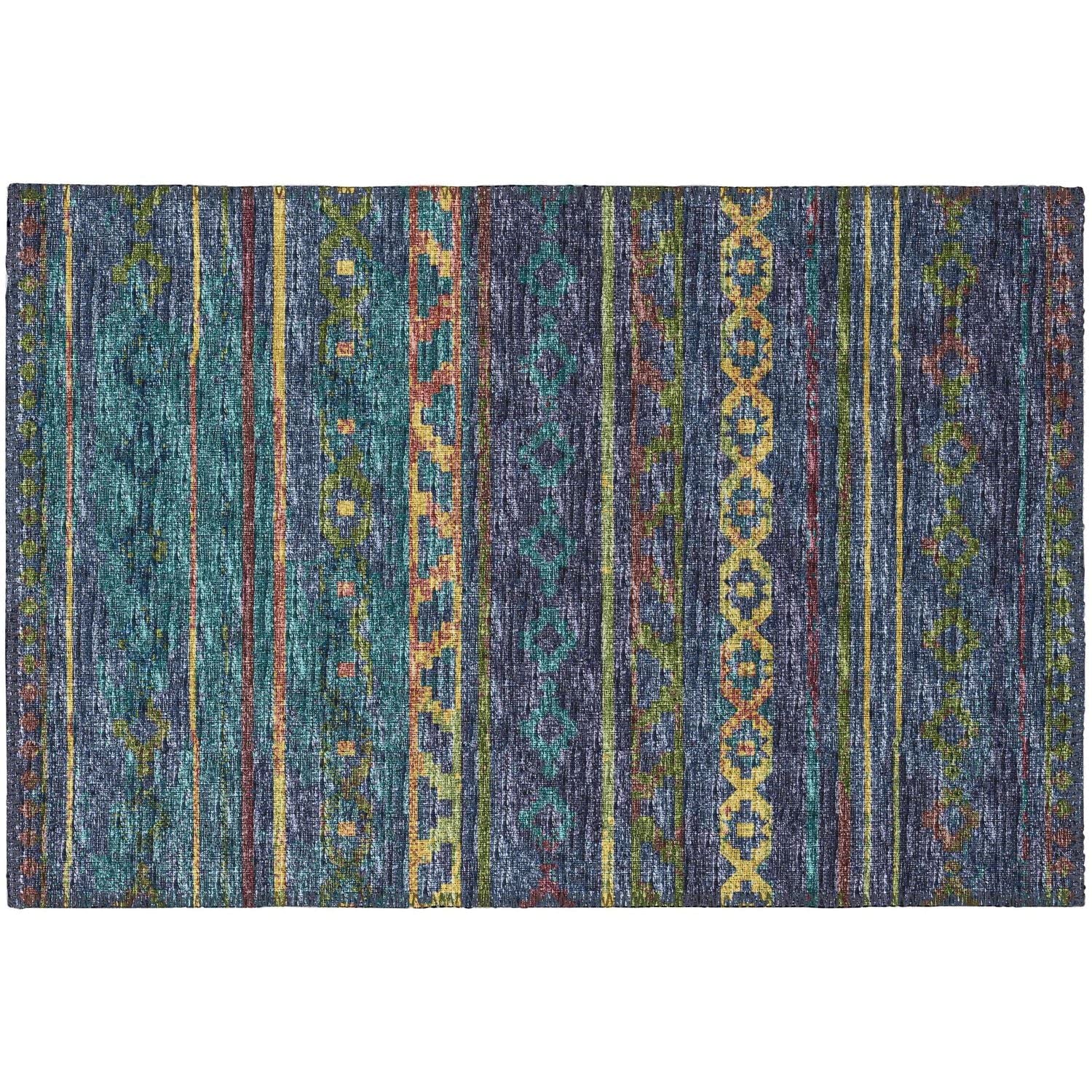 Sedona Sn10 Multi-Color Bohemian Rug Rectangle 5' X 7 ' 6"