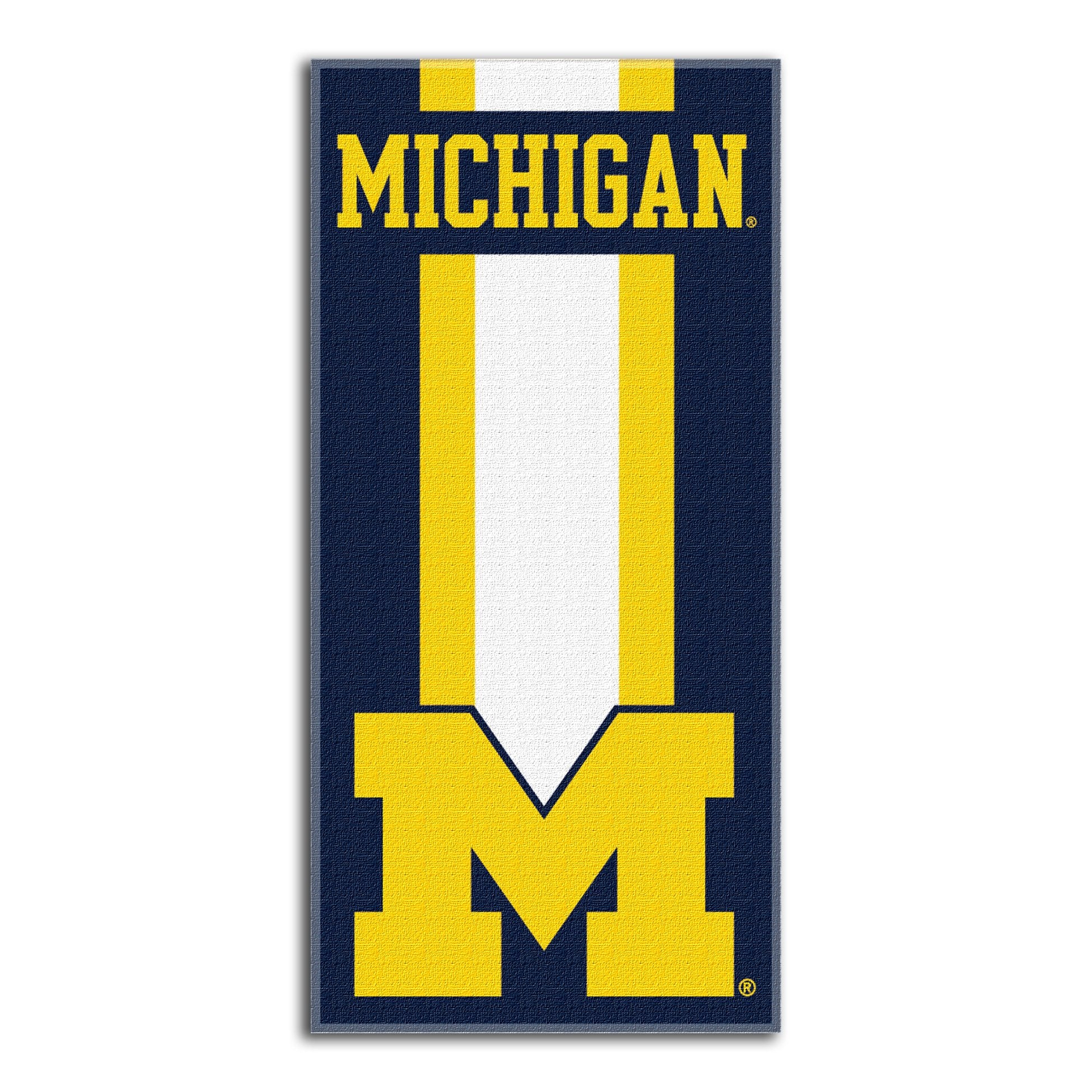 The Northwest Company NCAA Michigan Wolverines Beach Towel, 30 x 60, Zone Read