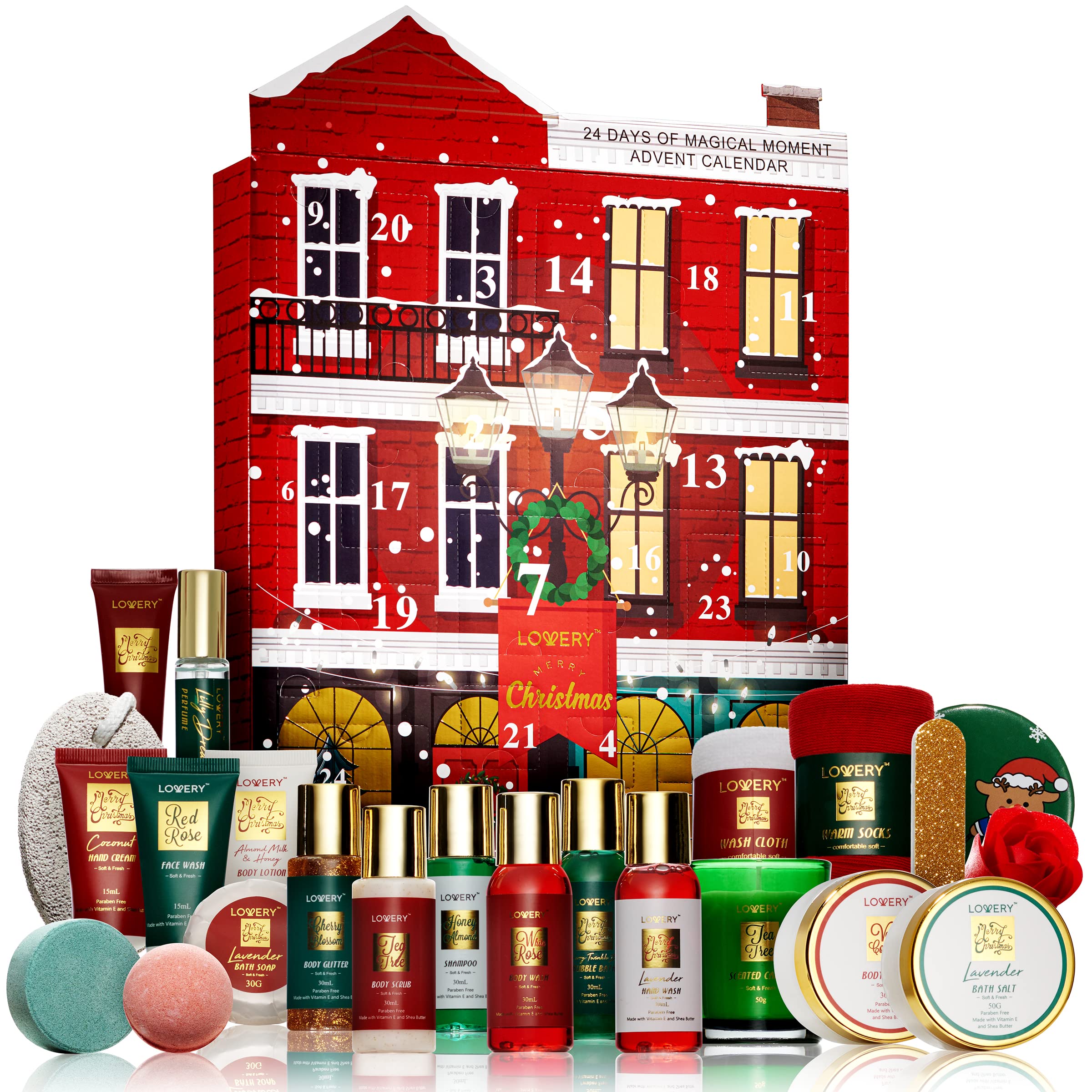 2024 Limited Edition Advent Calendar, Christmas Advent Calendar for Adults, Christmas Gifts forWomen & Men, Stocking Suffers Ide