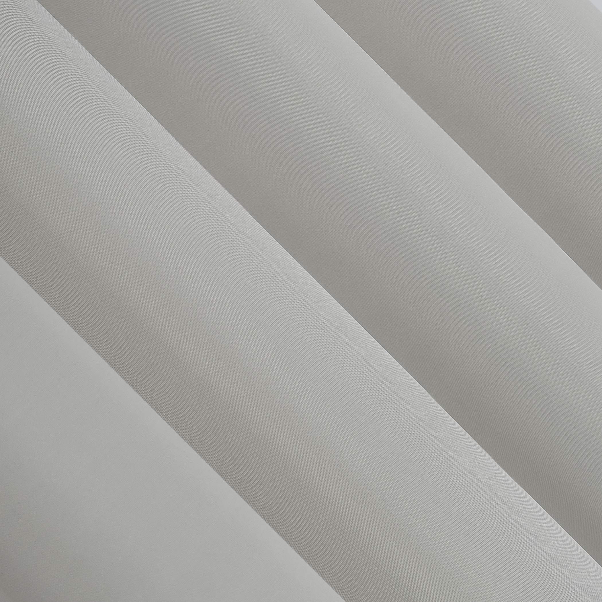 No. 918 53566 Emily Sheer Voile Rod Pocket Curtain Panel, 59'' X 84'', Silver Gray