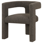 Coaster Home Furnishings Petra Boucle Upholstered Accent Side Chair Chocolate Brown