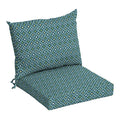 Arden Selections Outdoor Dining Chair Cushion, 21 X 21, Rain-Proof, Fade Resistant 21 X 21, Alana Tile