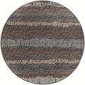 Winslow Wl4 Brown Transitional Rug Round 4' X 4'
