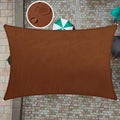 Colourtree Custom Size 7' X 14' Custom Size Brown Tadr0712 Rectangle Waterproof Sun Shade Sail Canopy Awning Shelter, 95% Uv Blo