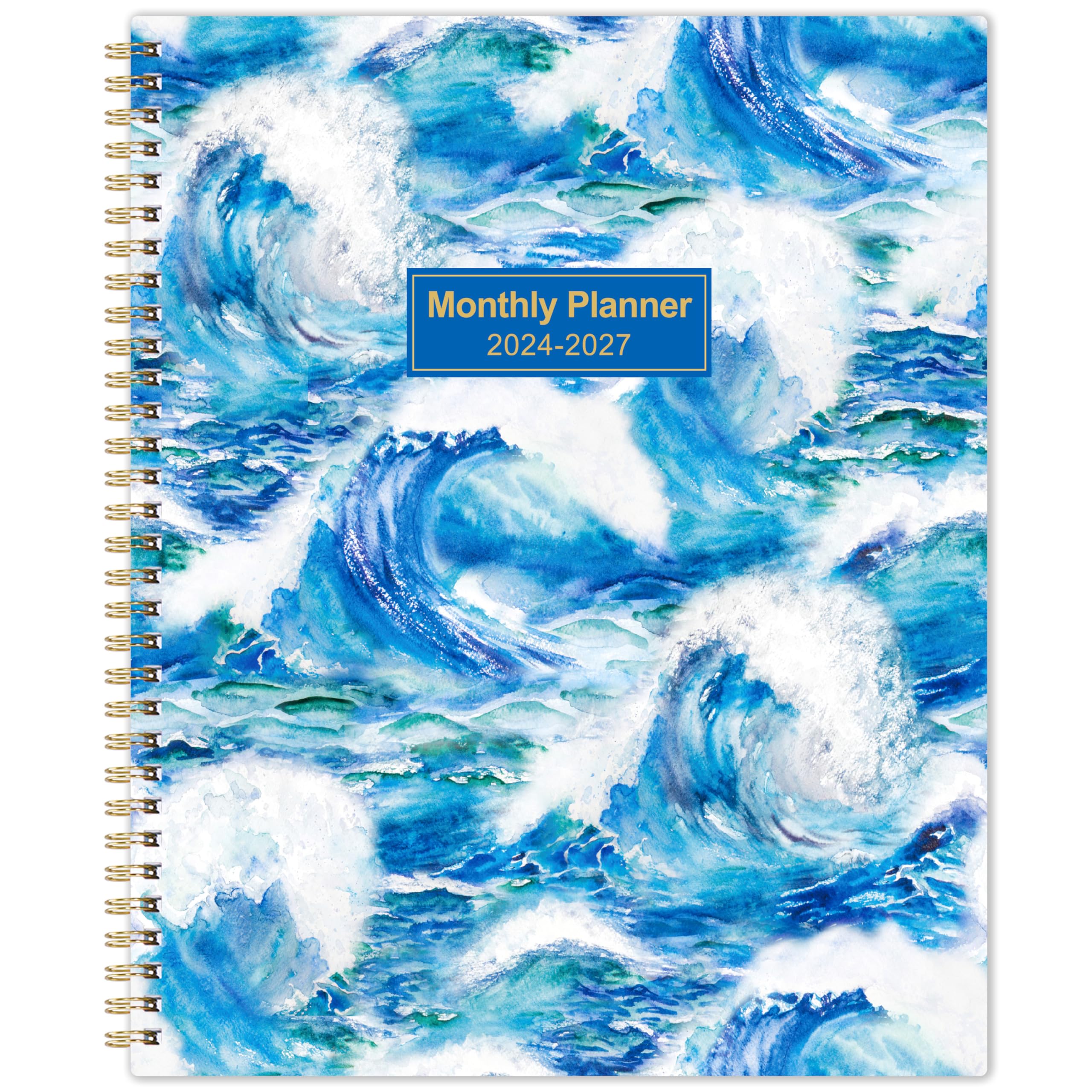 2024-2027 Monthly Planner/Calendar - Jul 2024 - Jun 2027, 3 Year Monthly Planner (36 Months) With Tabs & Two-Side Pockets, 9' X