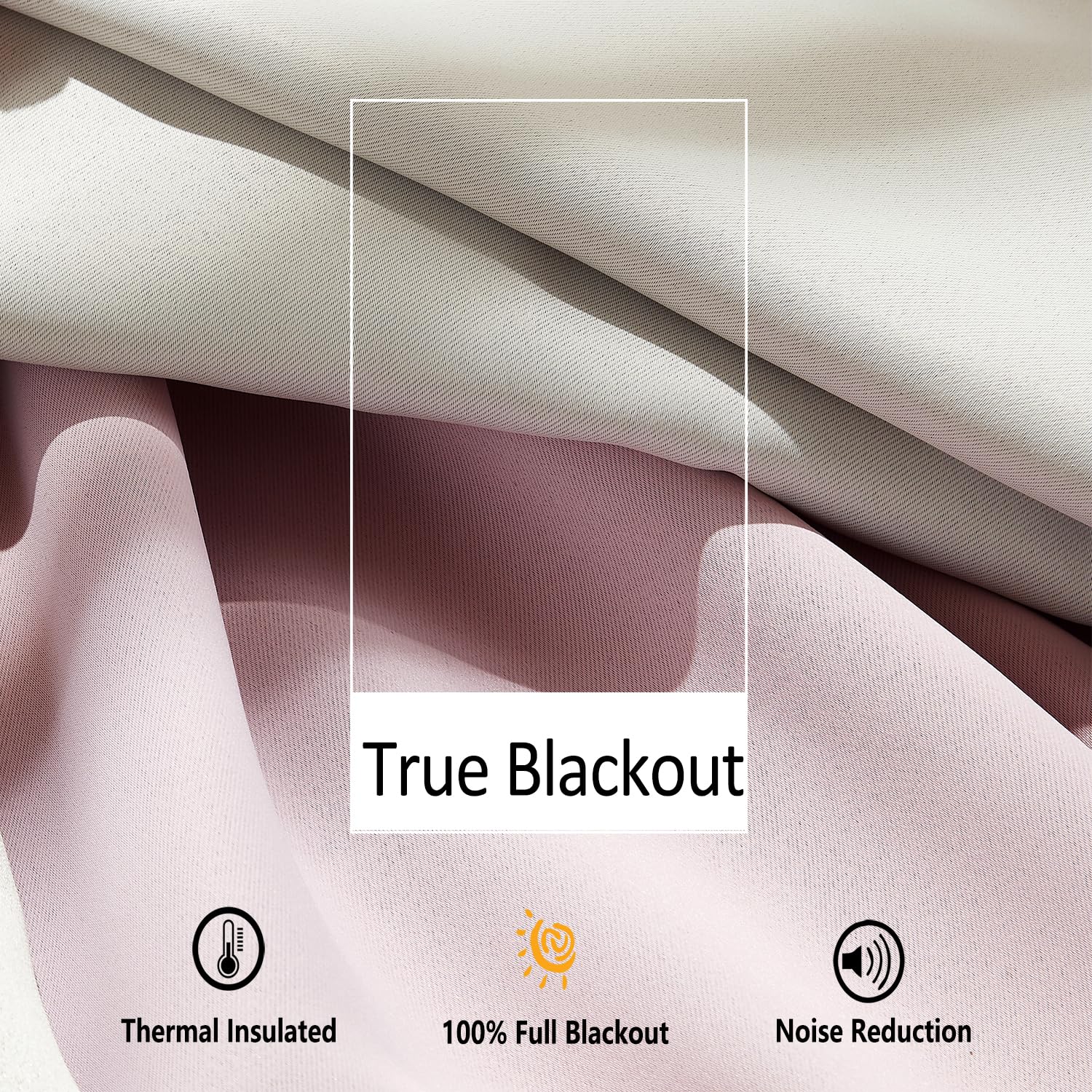 Pink Blackout-Curtains For Bedroom Pom Pom Thermal Insulated 100% Full Blackout Curtain Panels For Girls Baby Nursery Room 90 In