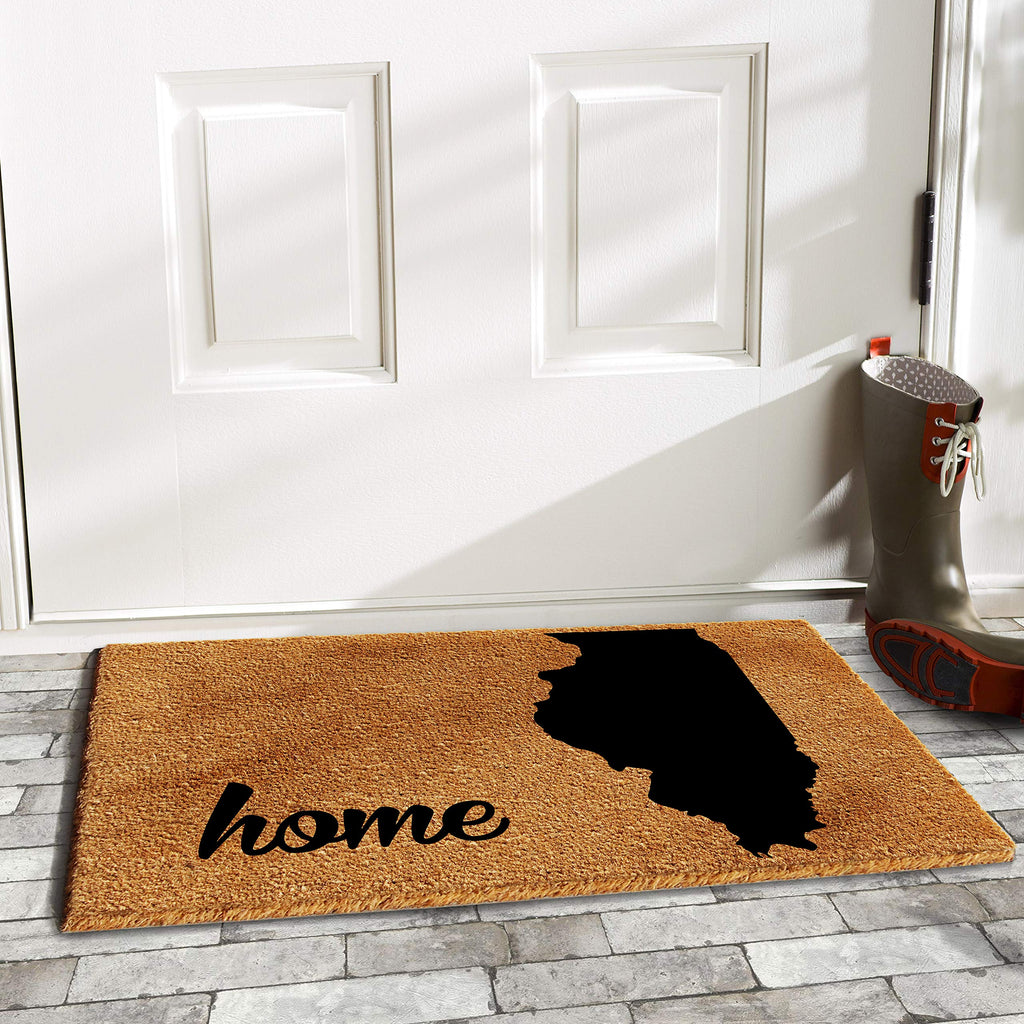 Calloway Mills 105211830 Illinois Doormat, 18' X 30', Natural/Black