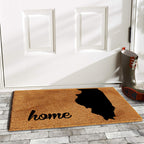 Calloway Mills 105211830 Illinois Doormat, 18' X 30', Natural/Black