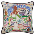 Catstudio Montana Embroidered Decorative Throw Pillow