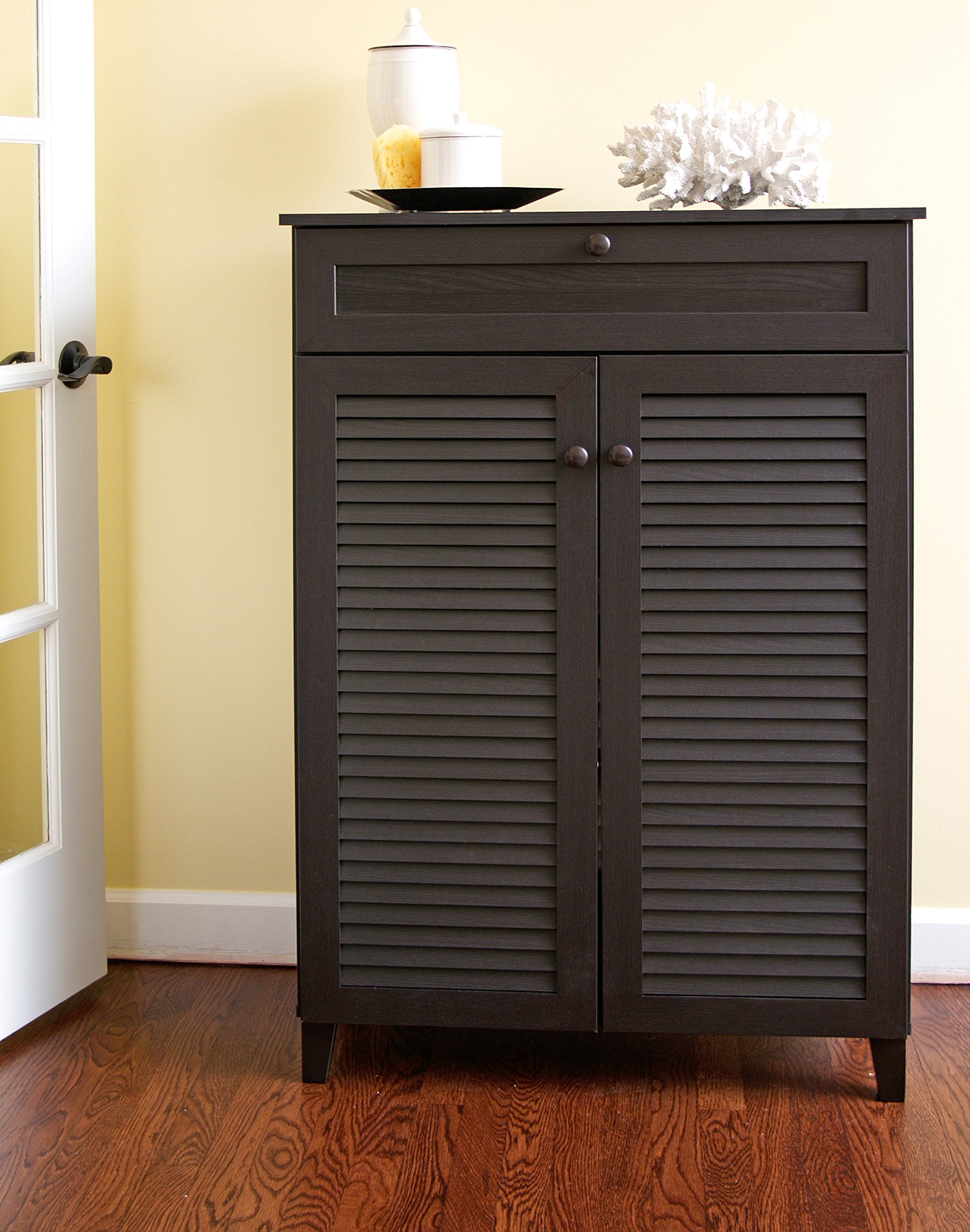 Baxton Studio Harding Shoe-Storage Cabinet - Thumbnail 4