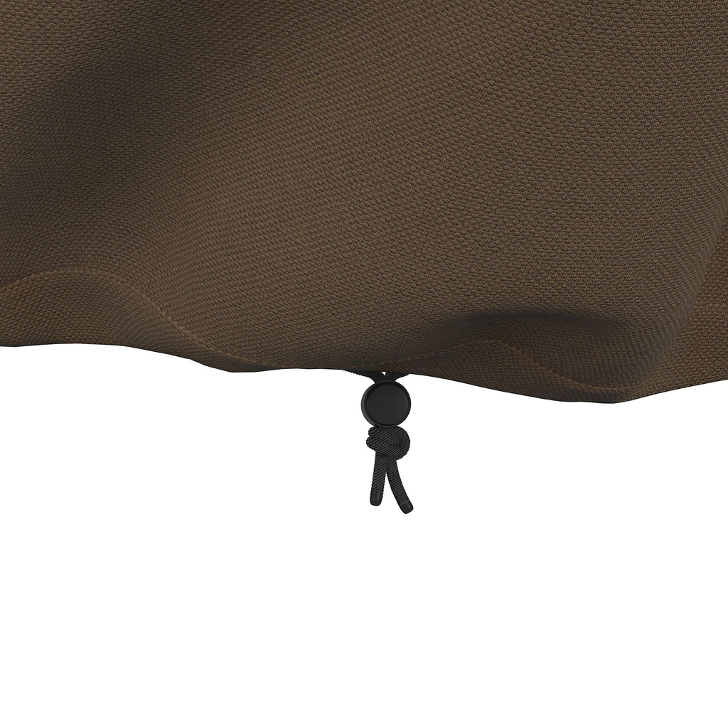 Amazon Basics Outdoor Patio Deep Lounge Chair Cover, Set Of 2, Beige/Tan