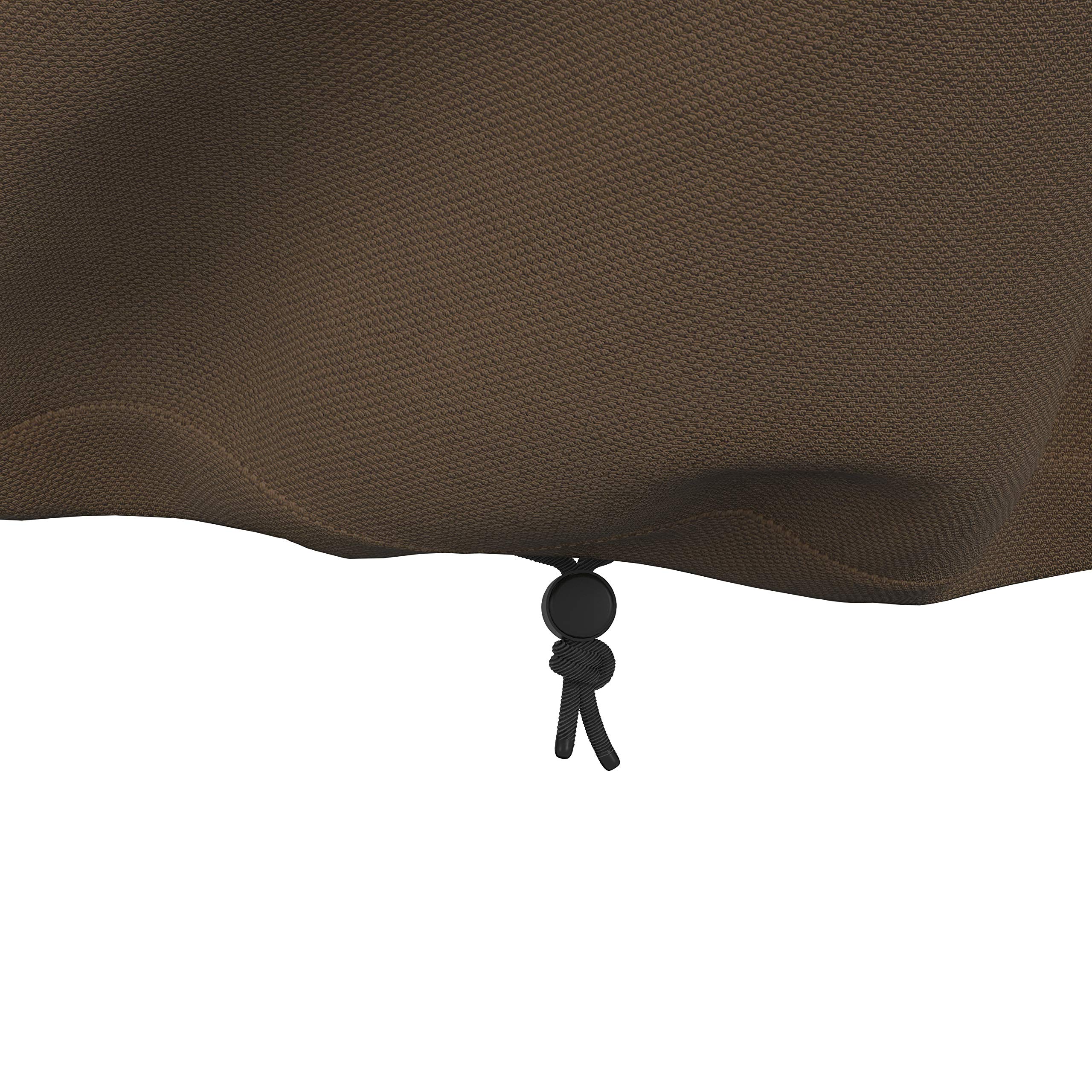 Amazon Basics Outdoor Patio Deep Lounge Chair Cover, Set Of 2, Beige/Tan