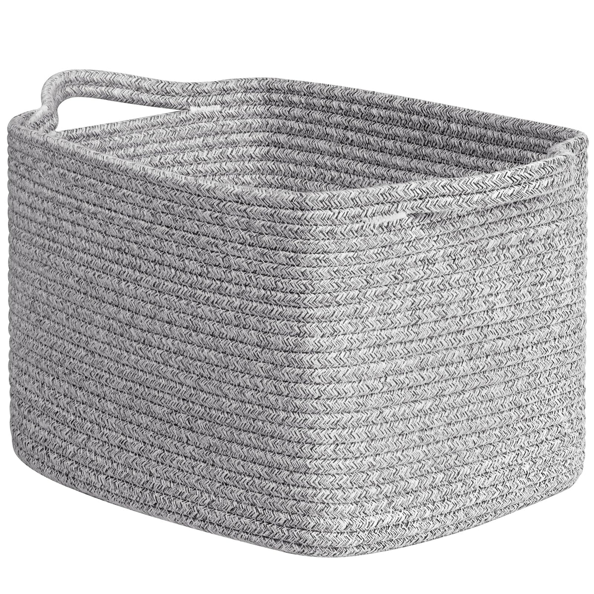 INDRESSME Storage Baskets for Organizing, Woven Basket for Shelves, Empty Gift Basket for Toys, Clothes, Baby Basket for Nursery