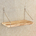 Fabric Wall Cubicle Shelf With Hooks For Work Decor, 11.8' Wooden Cubicle Organizer Storage Shelf With Hangers Cubicle Accessori