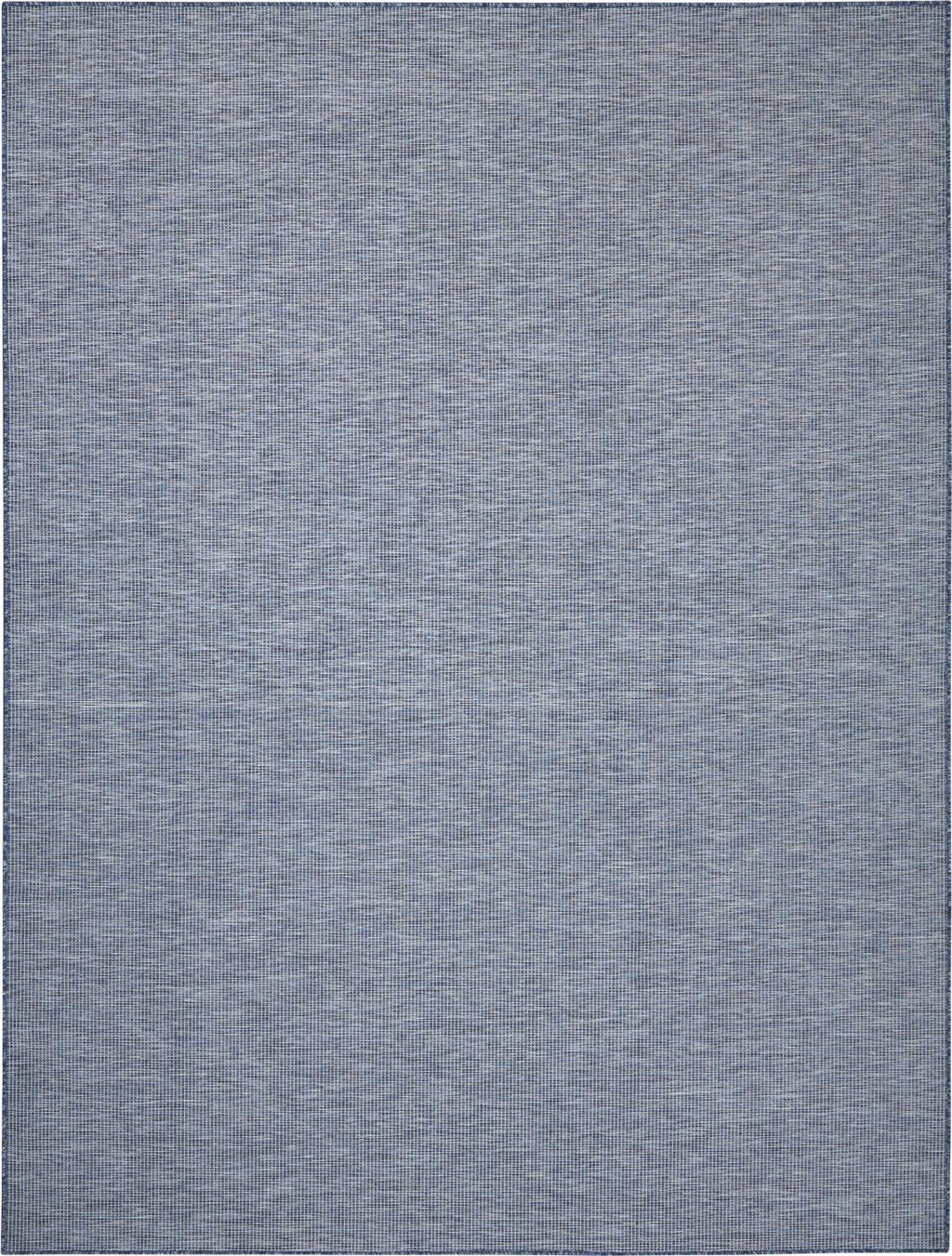 Nourison Positano Indoor/Outdoor Navy Blue 10' X 14' Area Rug, Easy Cleaning, Non Shedding, Bed Room, Living Room, Dining Room, Backyard, Deck, Patio (10X14)
