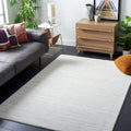 Safavieh Vision Collection Area Rug - 3 Square, Ivory, Modern Ombre Tonal Chic Design, Non-Shedding & Easy Care, Ideal for High