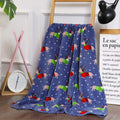 Elegant Comfort Velvet Touch Ultra Plush Christmas Holiday Printed Fleece Throw/Blanket-50 X 60Inch, (Dogs In Sweaters)