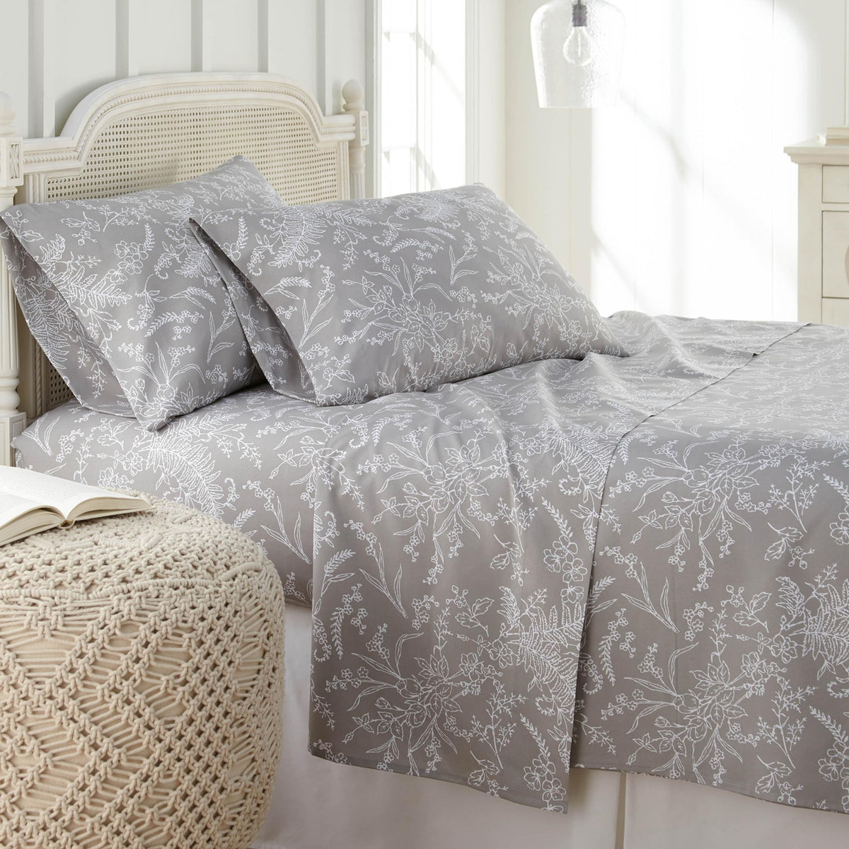 Southshore Fine Living, Inc. Full Size Bed Sheets Deep Pocket, 4-Piece Soft Microfiber Bed Sheets Full Size With 14' Deep Fitte