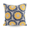 Hodeco Embroidery Throw Pillow Covers 18X18 Inch Decorative Floor Pillow Cover For Couch Bed Room Chair 100% Cotton Cushion Cove