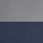 Exclusive Home Chateau Striped Faux Silk Grommet Top Curtain Panel Pair, 54''X63'', Navy/Grey