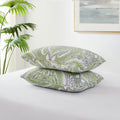 Southshore Fine Living, Inc. Paisley Boho Throw Pillow Covers 26'X26' Set Of 2 Euro Sham Covers, Quilted Pillow Shams 26X26 To