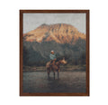 Poster Master Vintage Cowboy Poster - Retro Landscape Print - Wild West Art - Western Art - Horse Riding Art - Gift for Men & Wo