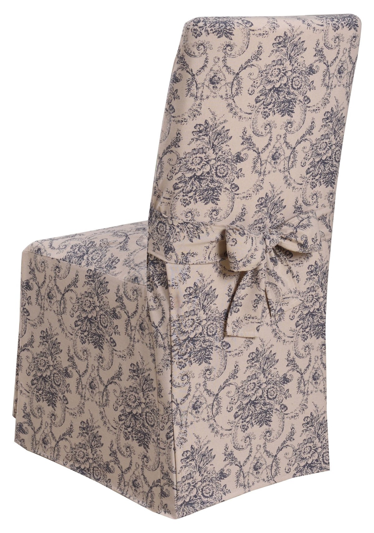 Madison Chateau Dining Room Chair Slipcover Slicover, Navy