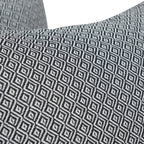 Blazing Needles Square Polyester Jacquard Throw Pillows, 17", Hazeltsb Domino 4 Count