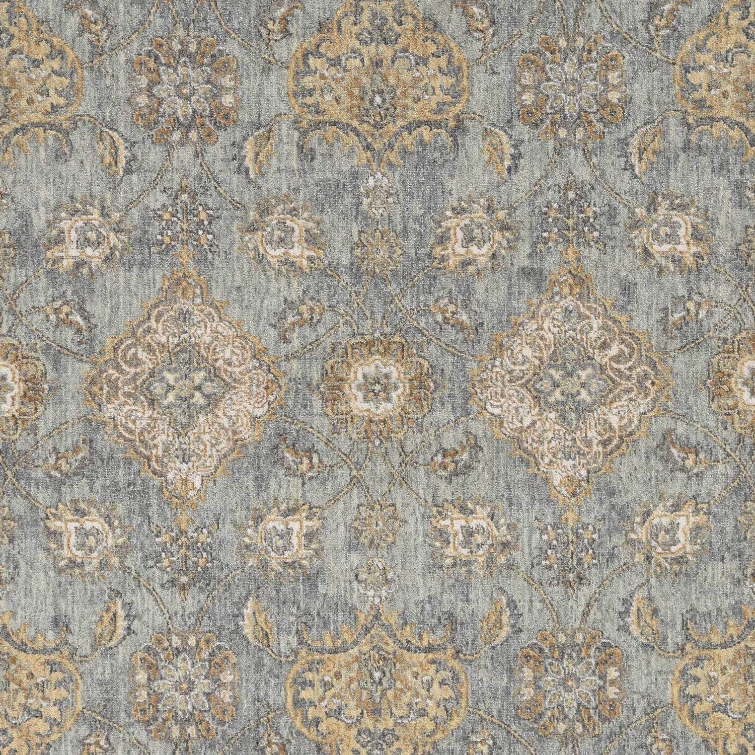 HomeRoots 108 X 108 Sage Green Wool Rug