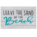 Luvadian Leave The Sand At The Beach Door Mat - Coastal Beach Welcome Mat, Nautical Door Mat, Beachy Room Decor Aesthetic, Beach