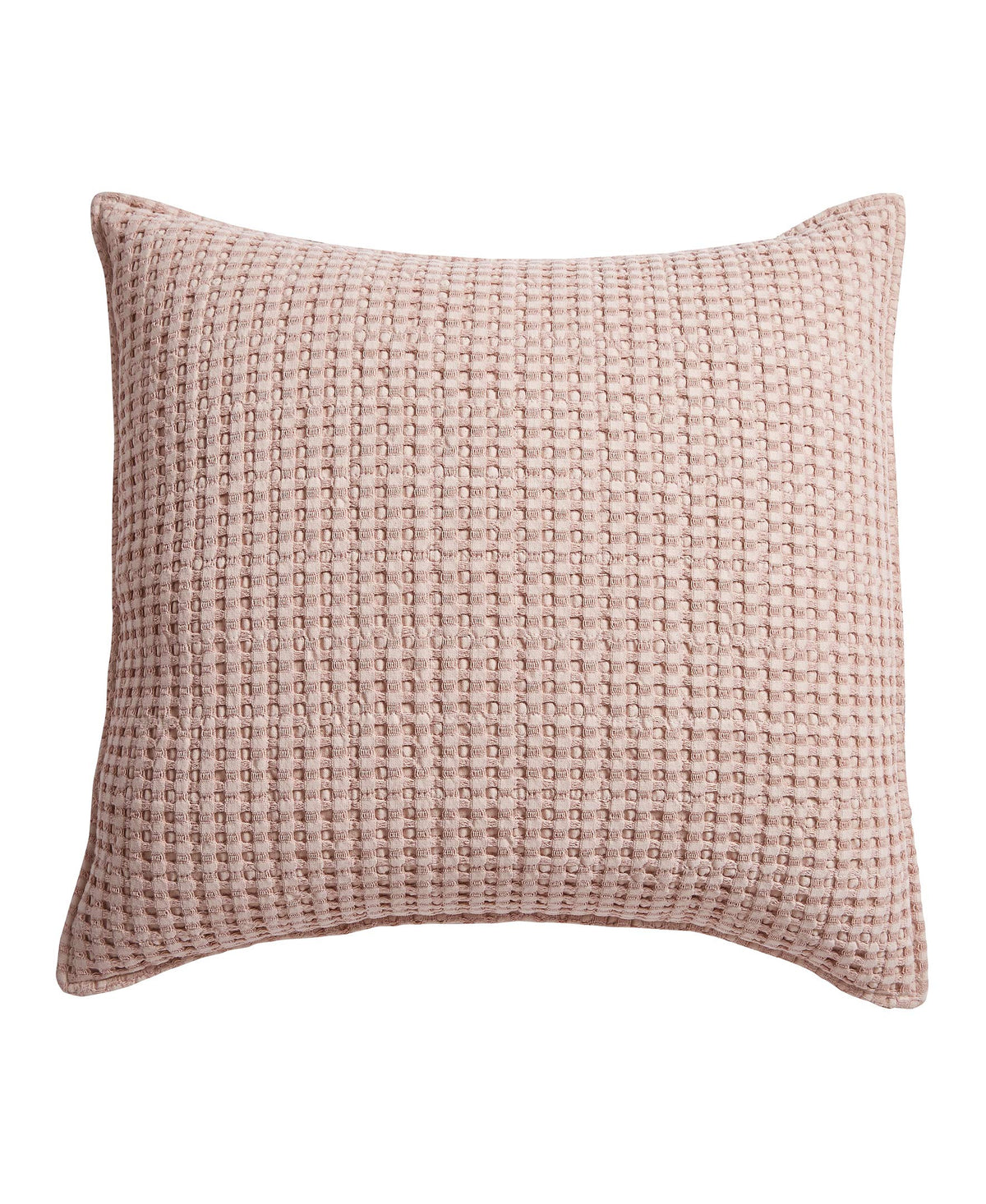 Levtex Home - Mills Waffle - Decorative Pillow - Poly Filled - Blush - Sham Size (20 X 20In)