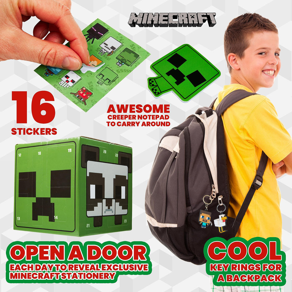 Minecraft Advent Calendar 2024 For Kids And Teenagers - Unique Boys Advent Calendar (Green Cube)