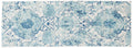 SAFAVIEH Madison Collection Runner Rug - 23 x 6, Cream & Turquoise, Boho Chic Glam Paisley Design, Non-Shedding & Easy Care, I