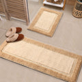 Saral Home 2 Pcs Elyeese Soft Microfiber Durable & Washable Multipurpose Runner & Bathmat Set for Home/Kitchen/Living Area/Lobby
