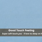 Premium Ocean Blue Pillowcases 12 Pack, Standard Queen Size, Soft Brushed 1800 Thread Count Microfiber, Allergies Free, Wrinkle