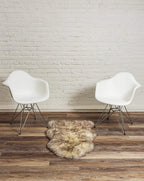 HomeRoots 2' X 3' Dark Cream New Zealand Natural Sheepskin Rug